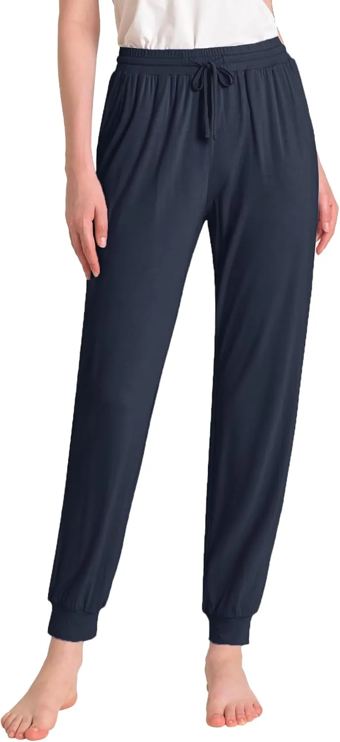 Latuza Women's Petite Pajama Pants Soft Viscose Sleep Joggers