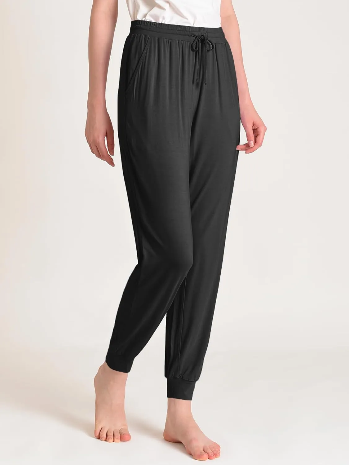 Latuza Women's Petite Pajama Pants Soft Viscose Sleep Joggers