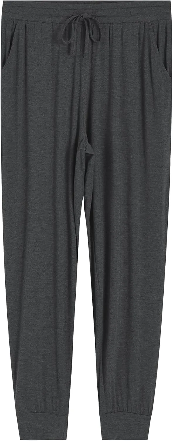 Latuza Women's Petite Pajama Pants Soft Viscose Sleep Joggers