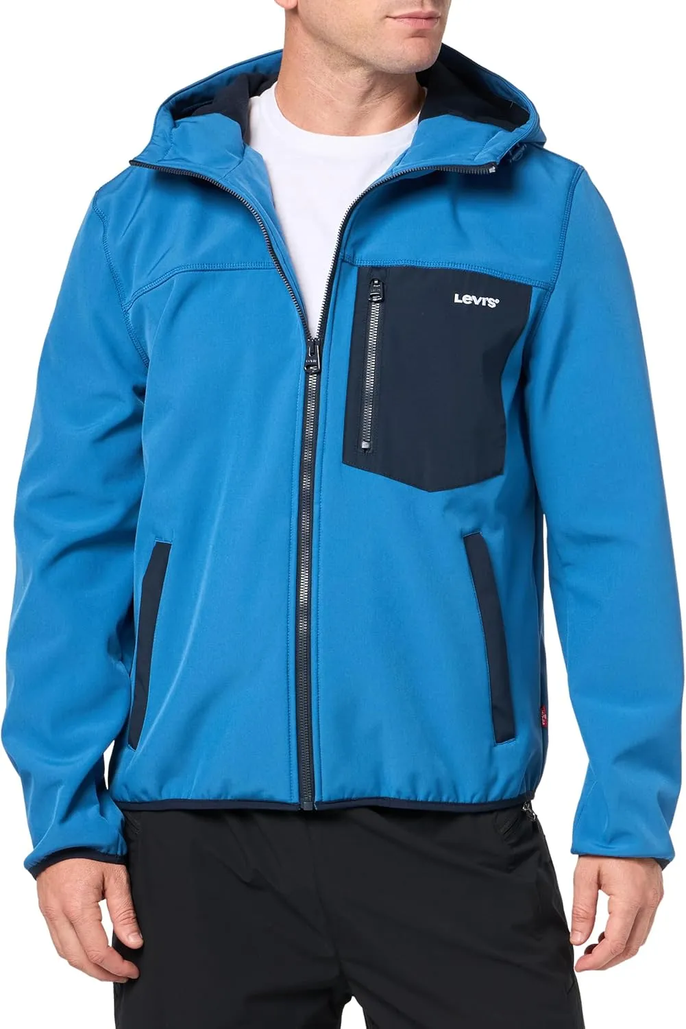 Levi's Men's Water-Resistant Soft Shell Active Hooded Jacket