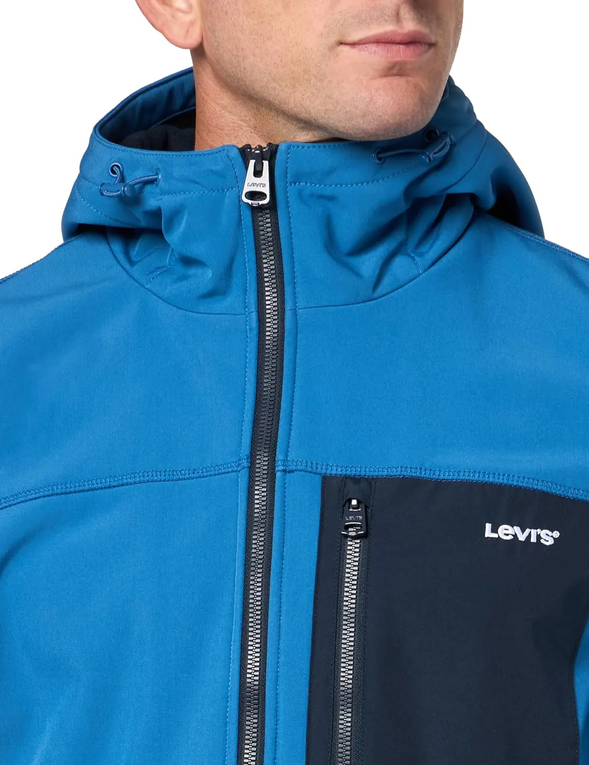 Levi's Men's Water-Resistant Soft Shell Active Hooded Jacket