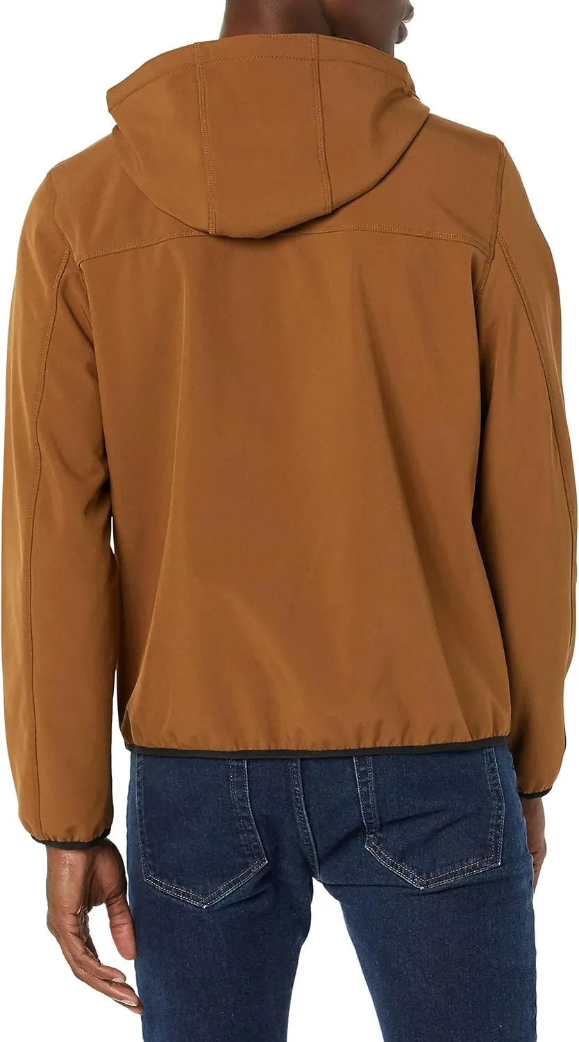 Levi's Men's Water-Resistant Soft Shell Active Hooded Jacket