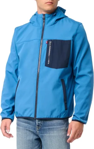 Levi's Men's Water-Resistant Soft Shell Active Hooded Jacket