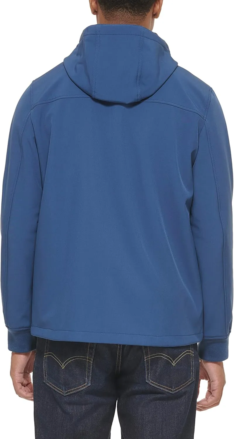 Levi's Men's Water-Resistant Soft Shell Trail Hoodie Jacket