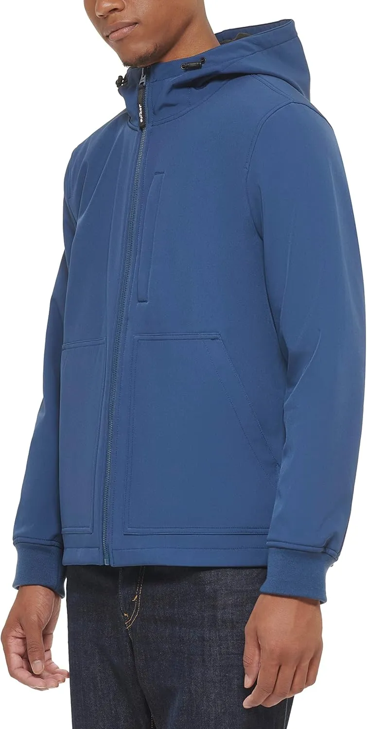 Levi's Men's Water-Resistant Soft Shell Trail Hoodie Jacket