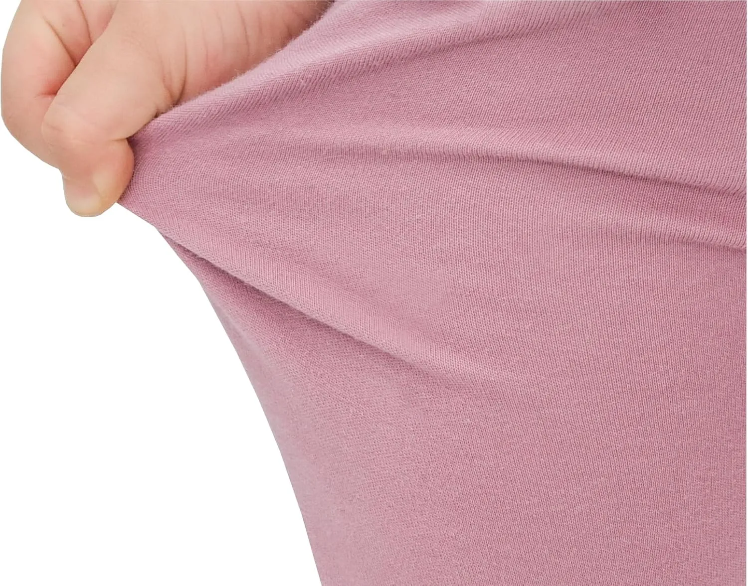 Lilax Girls' Basic Solid Full Length Cotton Soft Leggings