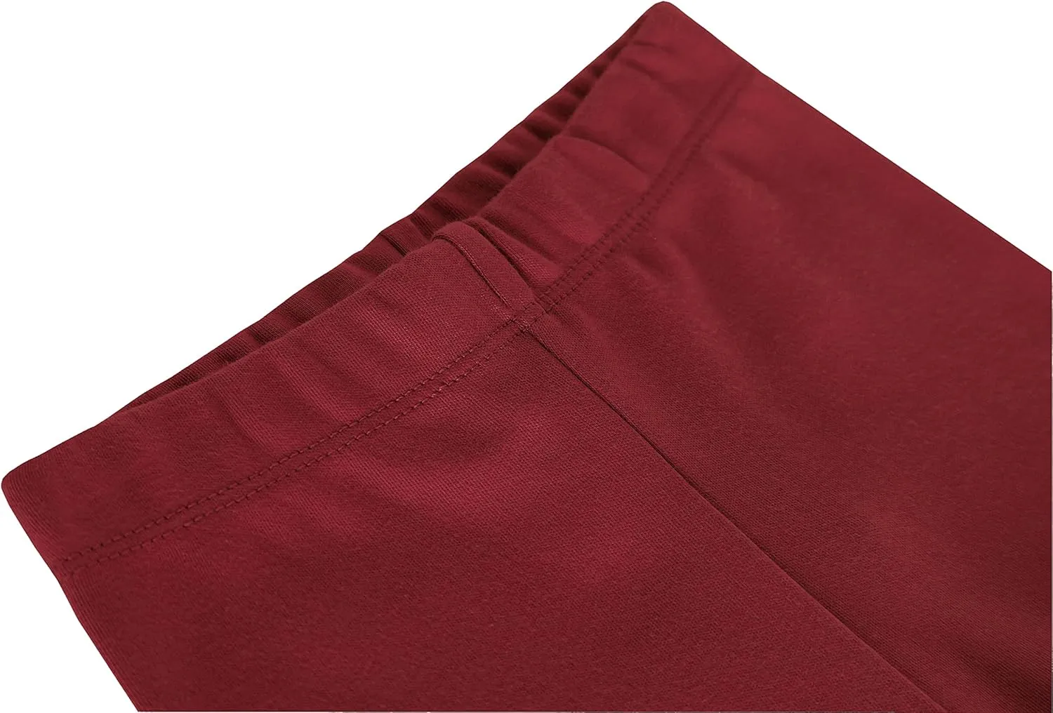 Lilax Girls' Basic Solid Full Length Cotton Soft Leggings