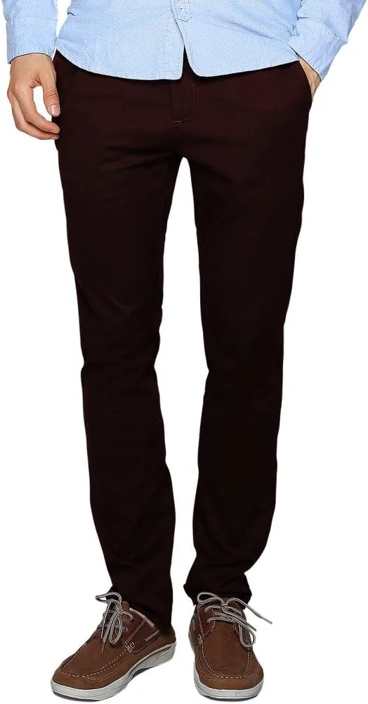 Match Men's Slim Tapered Stretchy Casual Pant