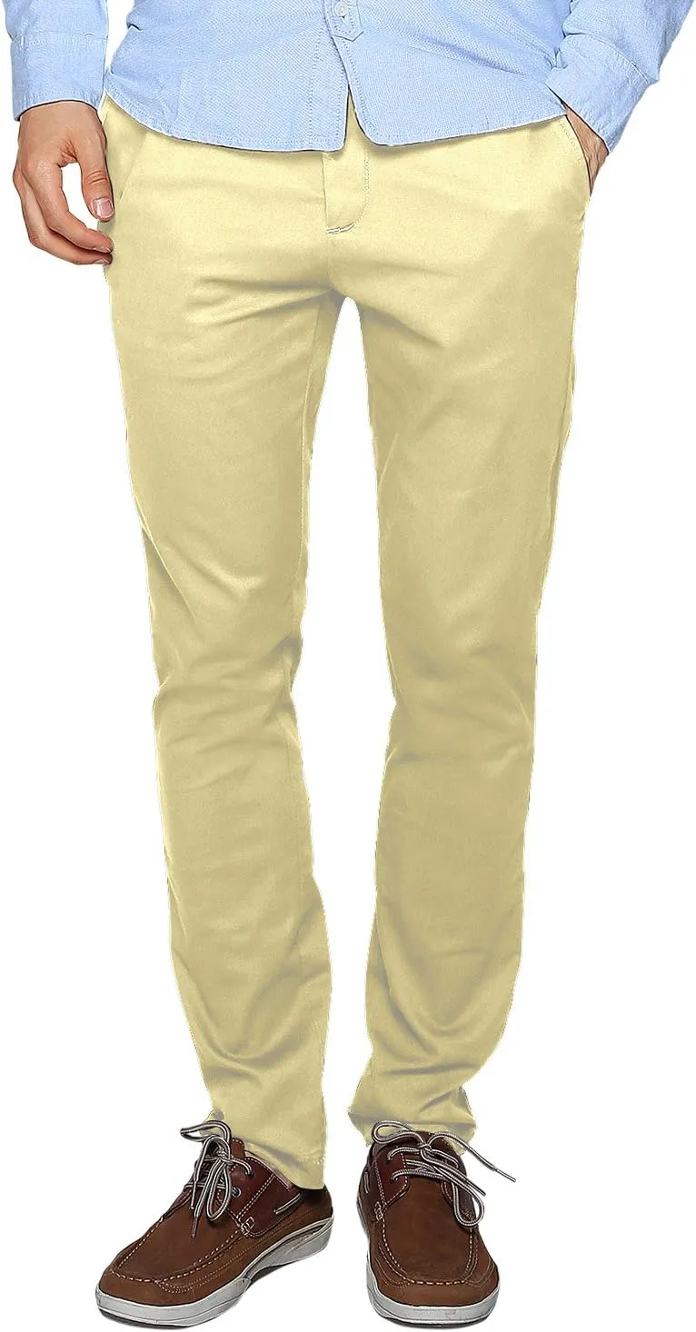 Match Men's Slim Tapered Stretchy Casual Pant