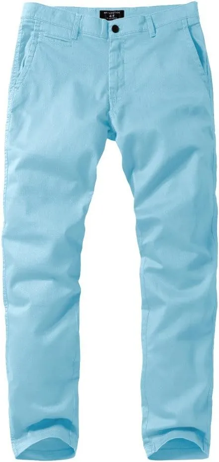 Match Men's Slim Tapered Stretchy Casual Pants #8105