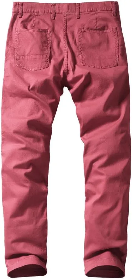 Match Men's Slim Tapered Stretchy Casual Pants #8105
