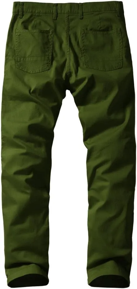 Match Men's Slim Tapered Stretchy Casual Pants #8105