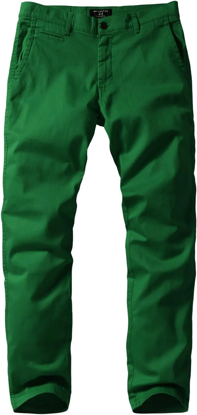 Match Men's Slim Tapered Stretchy Casual Pants #8105