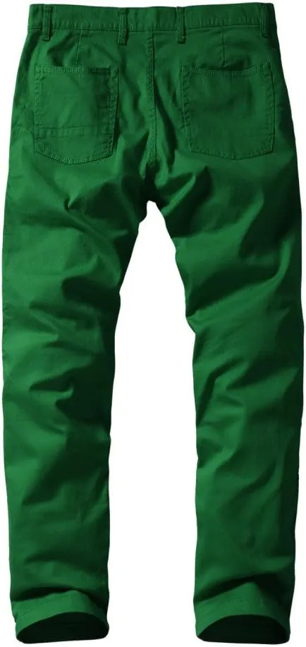 Match Men's Slim Tapered Stretchy Casual Pants #8105