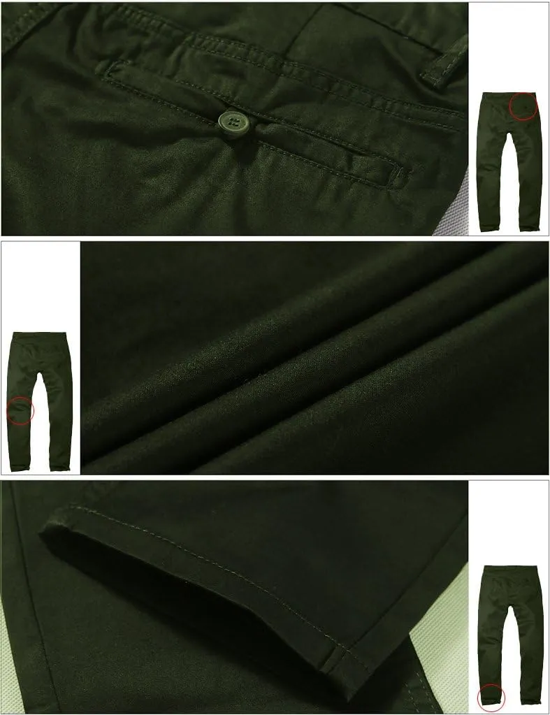 Match Men's Slim Tapered Stretchy Casual Pants