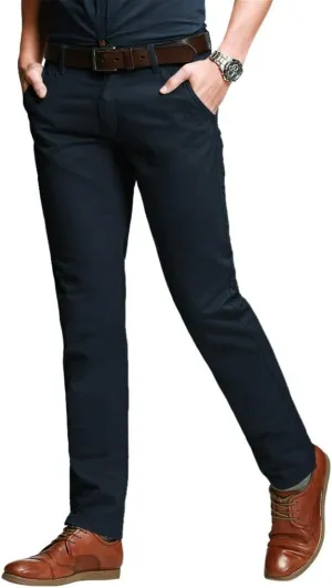 Match Men's Slim Tapered Stretchy Casual Pants