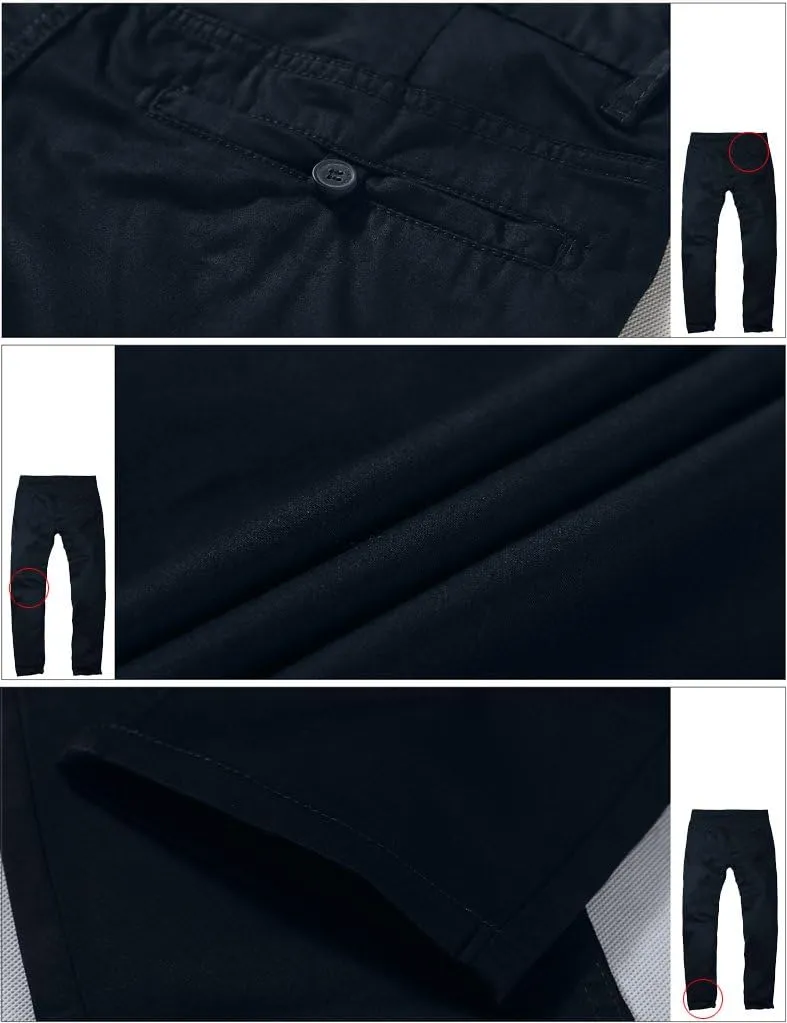Match Men's Slim Tapered Stretchy Casual Pants