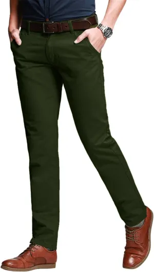 Match Men's Slim Tapered Stretchy Casual Pants