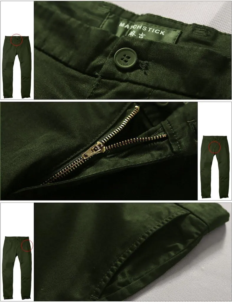 Match Men's Slim Tapered Stretchy Casual Pants