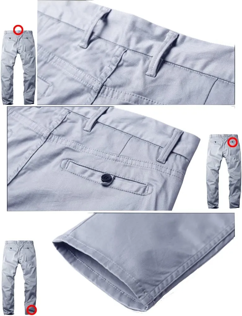 Match Men's Slim Tapered Stretchy Casual Pants