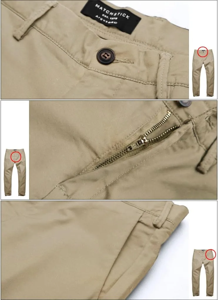 Match Men's Slim Tapered Stretchy Casual Pants