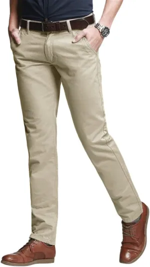 Match Men's Slim Tapered Stretchy Casual Pants