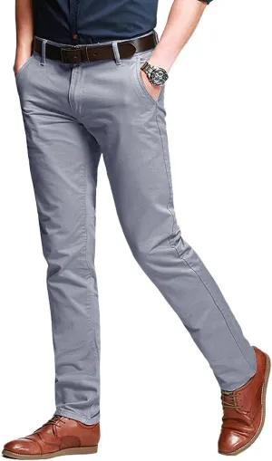 Match Men's Slim Tapered Stretchy Casual Pants