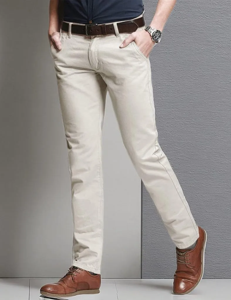 Match Men's Slim Tapered Stretchy Casual Pants