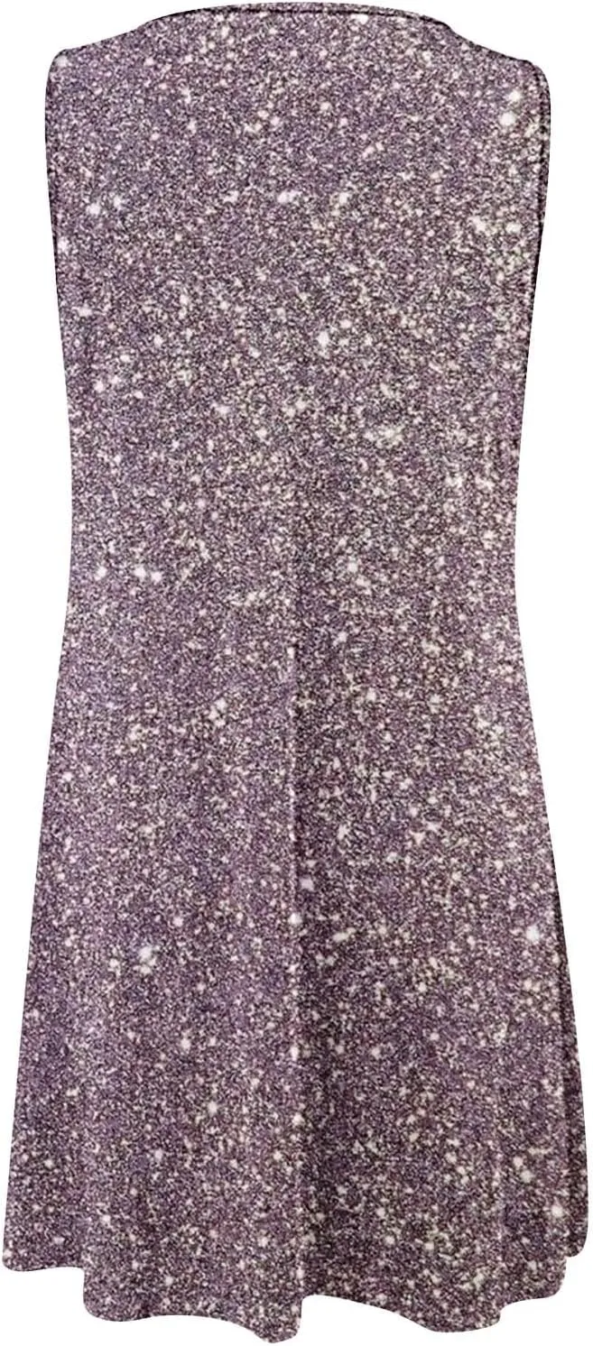 Midi Dresses for Women Summer Casual Vintage Floral Print Hollow Out Bohemian Dress Elegant Sleeveless Boho Dresses