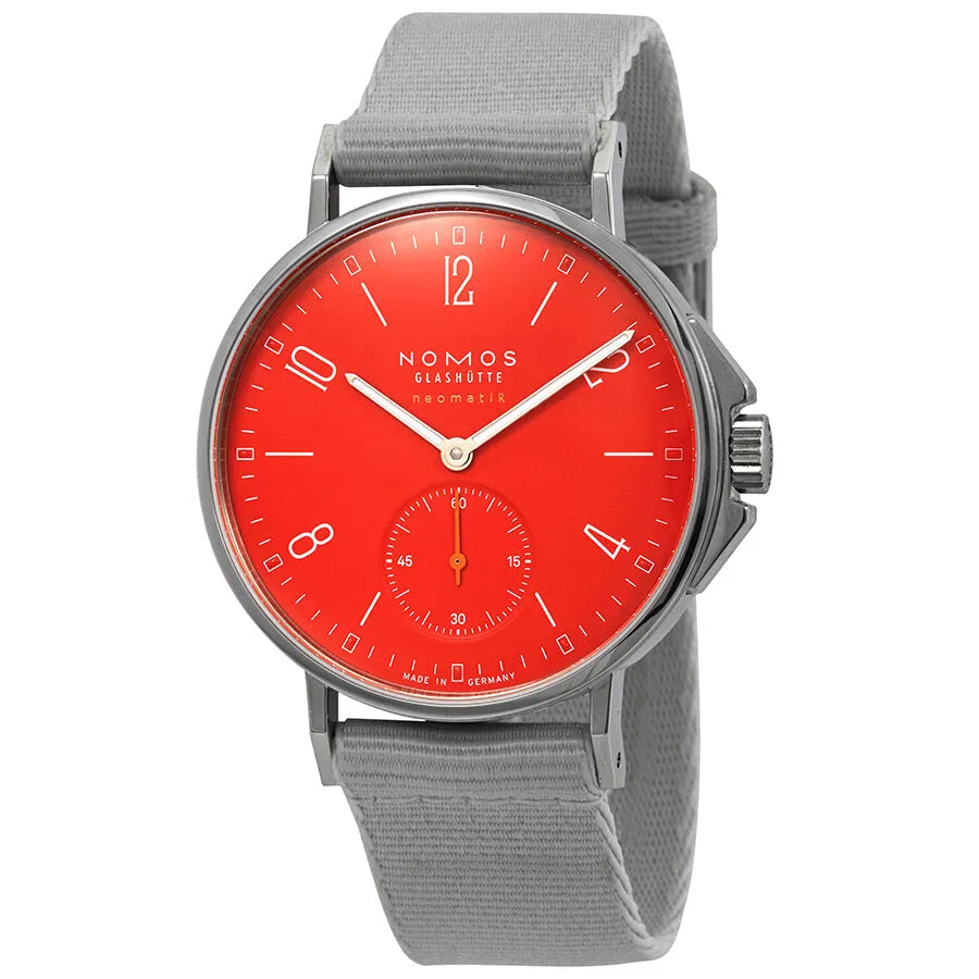 Nomos Ahoi Neomatik Automatic Red Dial Watch 563