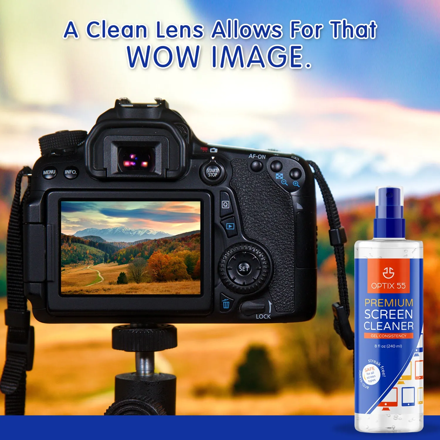 Premium Gel Screen Cleaner Spray Kit