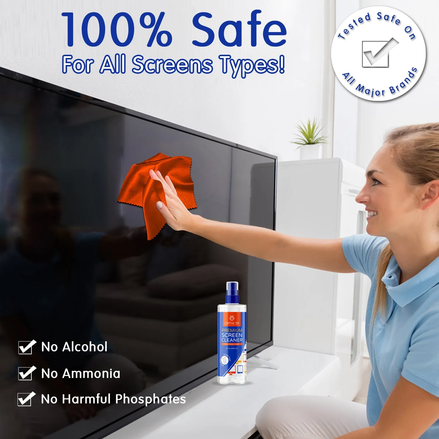 Premium Gel Screen Cleaner Spray Kit