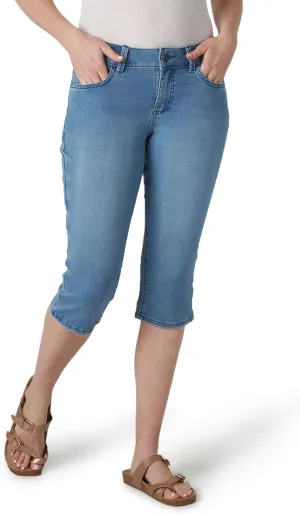 Riders by Lee Indigo Women's Ultra Soft Denim Capri