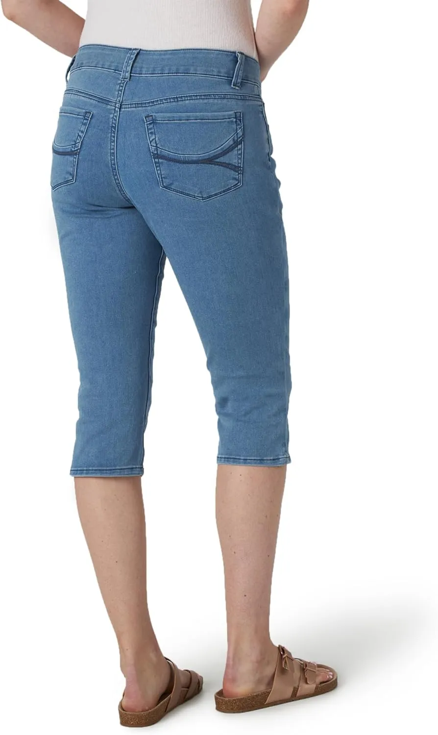 Riders by Lee Indigo Women's Ultra Soft Denim Capri