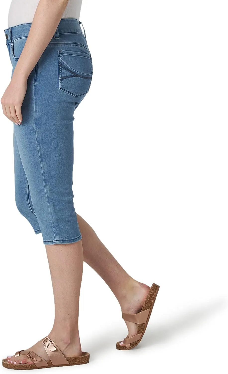 Riders by Lee Indigo Women's Ultra Soft Denim Capri