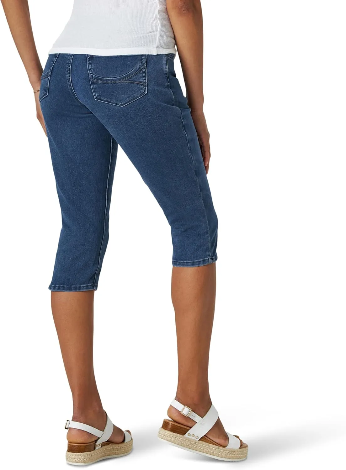 Riders by Lee Indigo Women's Ultra Soft Denim Capri