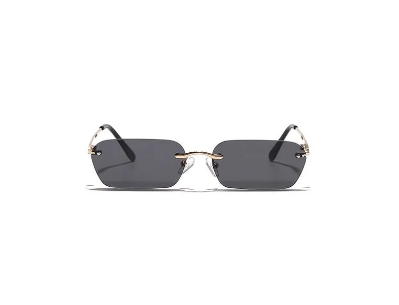 Rimless Rectangle Sunglasses