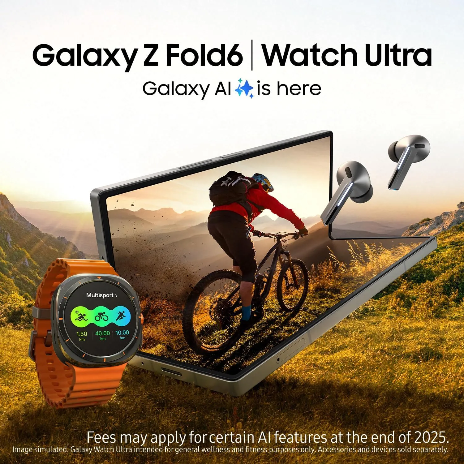 Samsung Galaxy SM-L705FWatch Ultra 1 47MM 32GB Grey (Pristine)-Au Version-Refurbished