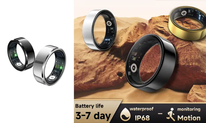 Smart Ring Health & Fitness Tracker