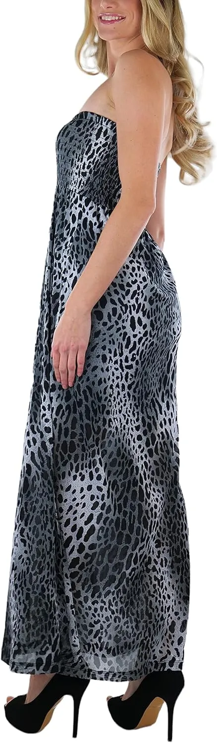 ToBeInStyle Women's Strapless Rayon Tube Dress