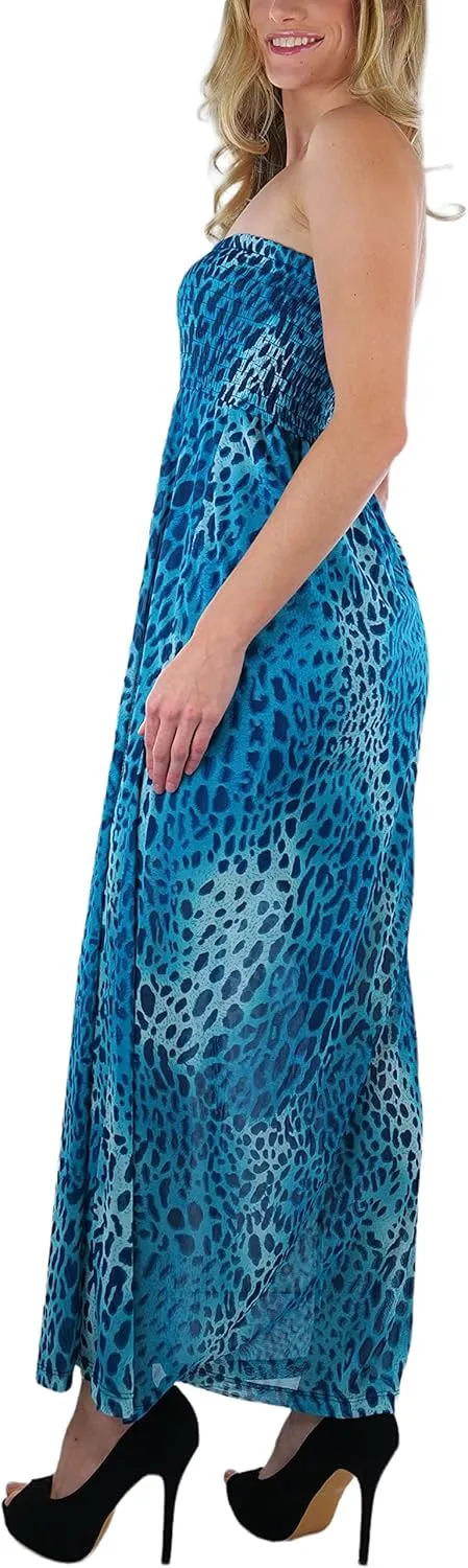 ToBeInStyle Women's Strapless Rayon Tube Dress