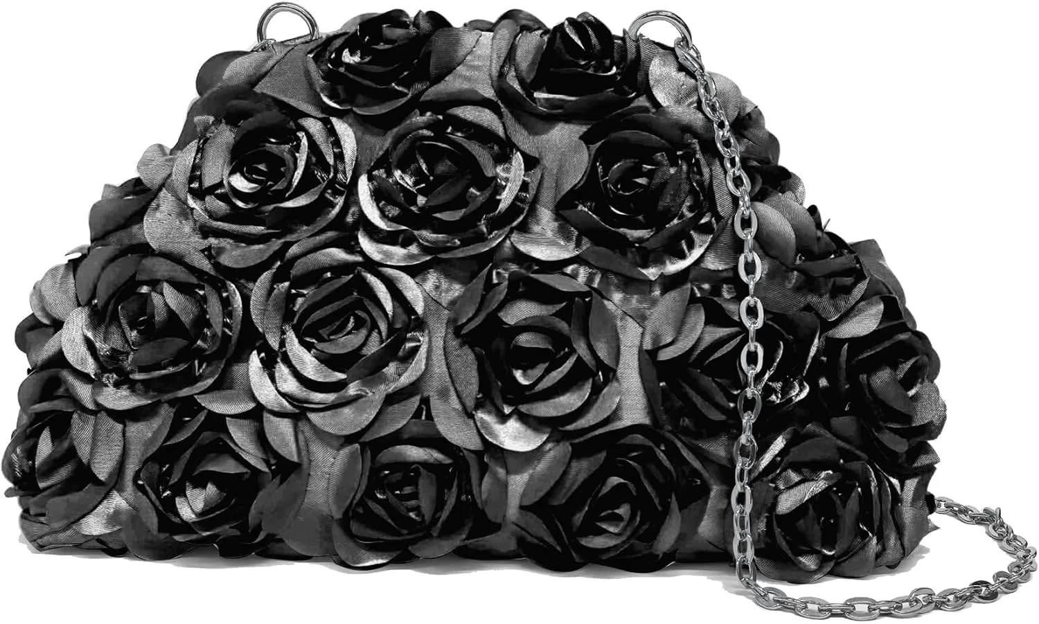 Trendy 3D Floral Clutch Purses for Women Wedding Flower Evening Handbag Party Prom Handbags Crossbody Bag 2025