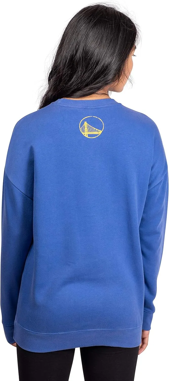 Ultra Game Women's NBA Official Super Soft Oversized Sweatshirt