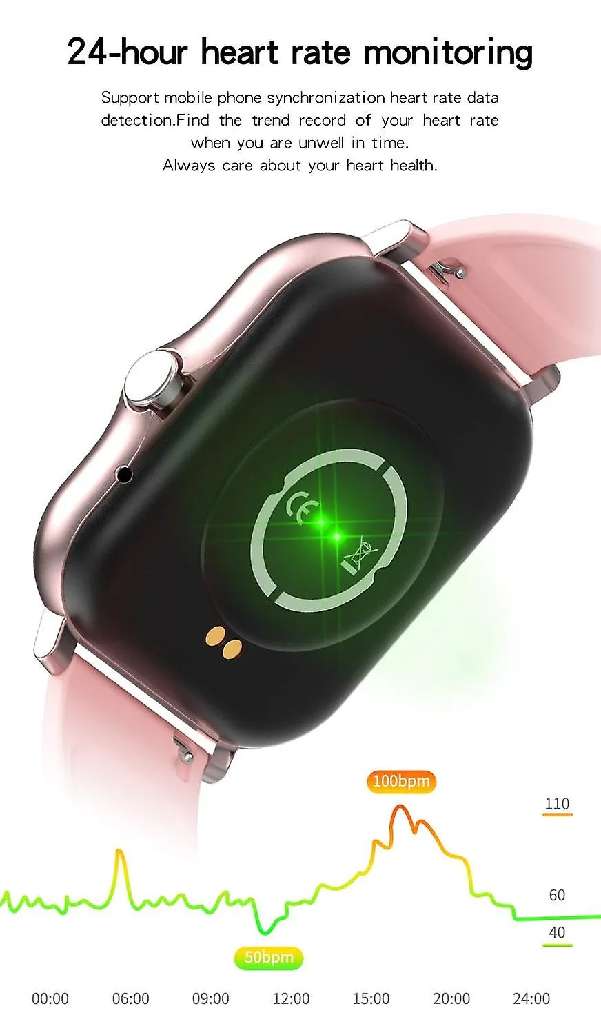 Watches smart watch women bluetooth call ip67 waterproof sports men for xiaomi|smart watches pink