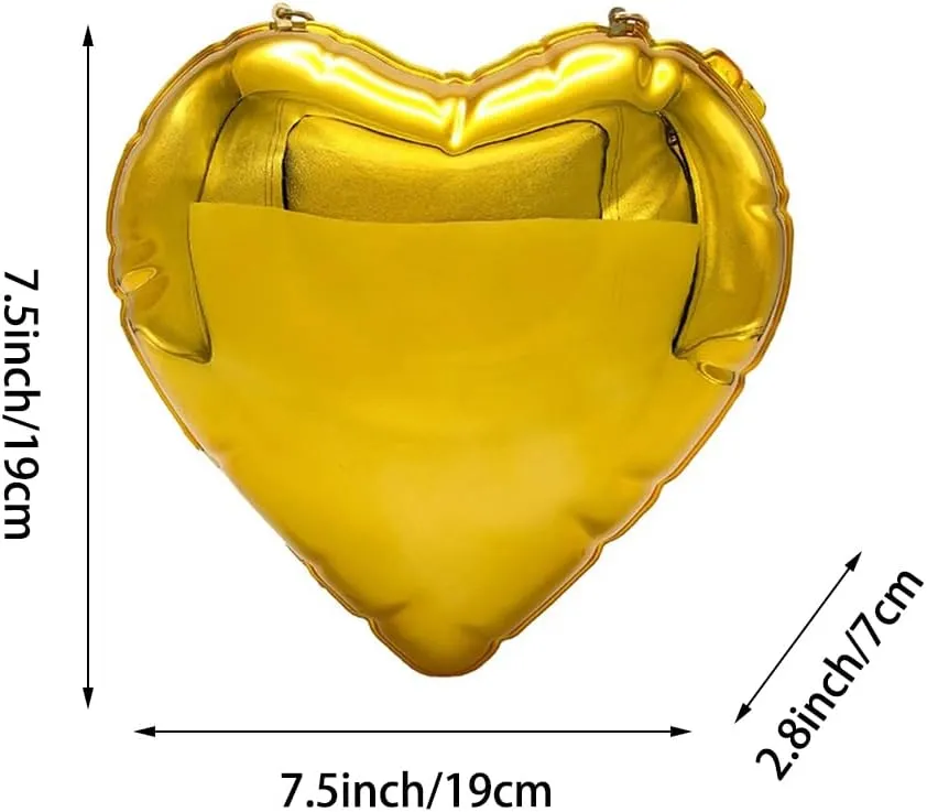 Women Cute Heart Evening Bag Romantic Acrylic Clutch Purse Dating Crossbody for Valentine's Day Night Party Reunion