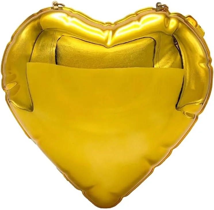 Women Cute Heart Evening Bag Romantic Acrylic Clutch Purse Dating Crossbody for Valentine's Day Night Party Reunion