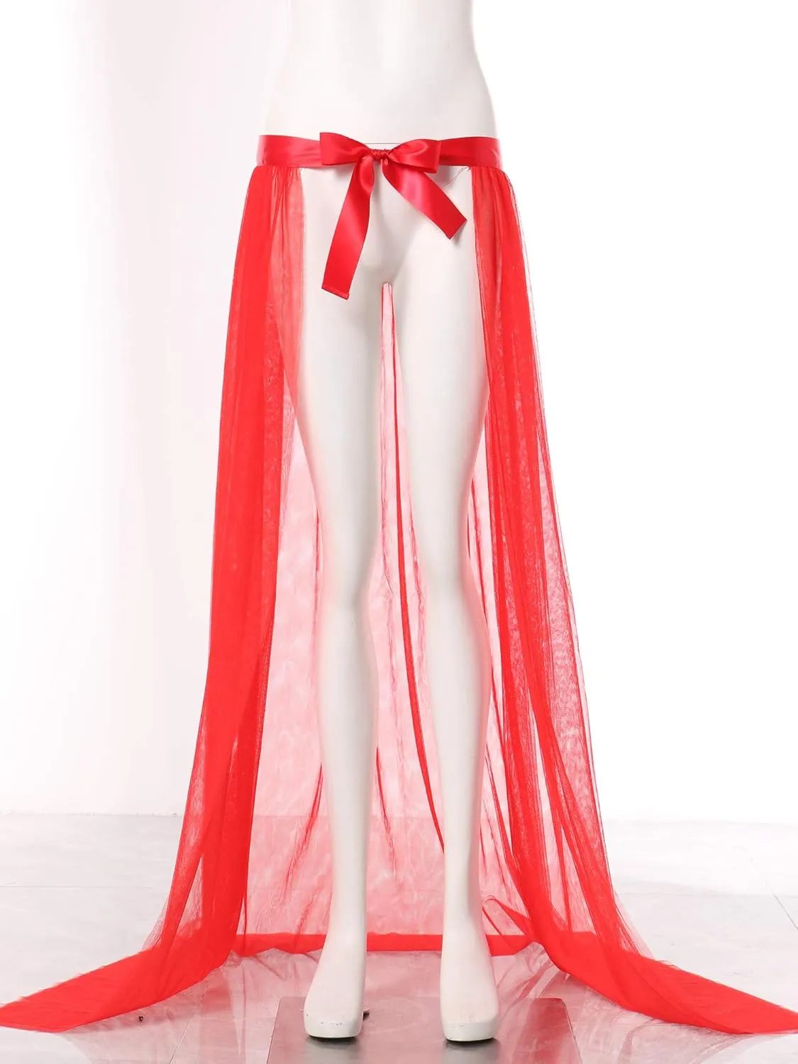 Women Tulle Tutu Long Skirts Festival Wedding Party Cocktail Prom Bandage Mesh Maxi Dress