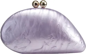 Women Unique Acrylic Evening Clutch Chain Shoulder Crossbody Bag Wedding Party Banquet