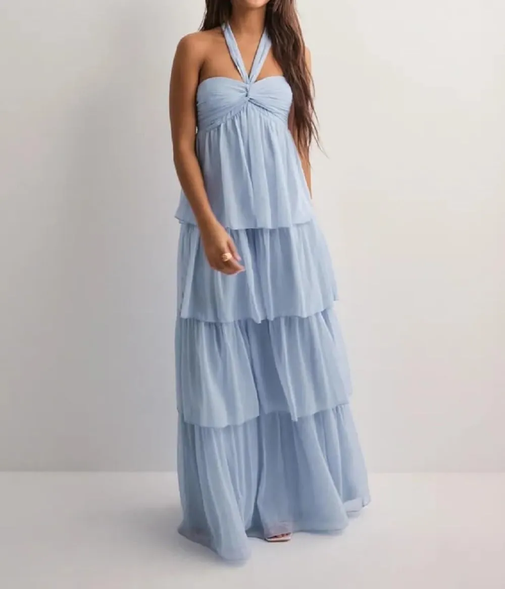 Women Y2K 2 Piece Maxi Skirt Set Strapless Crop Tube Top Ruffle Mesh Skirts Outfit Lace Trim Beach Outfit