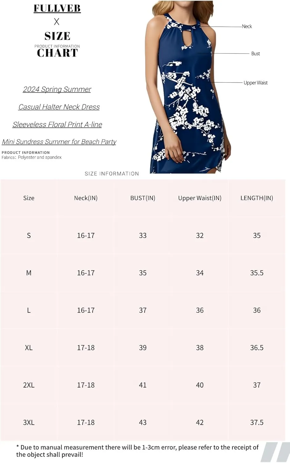 Womens Casual Halter Neck Dress Sleeveless Floral Print A-line Mini Sundress Summer for Beach Party Dresses 2025